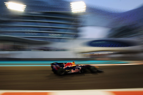 Vettel på vej mod sin VM-titel